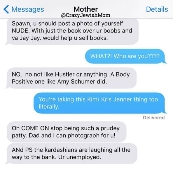 Image source crazyjewishmom instagram