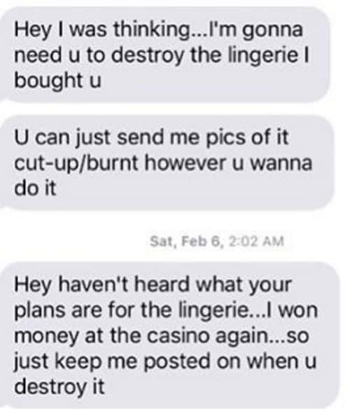 Image source textsfromyourex instagram